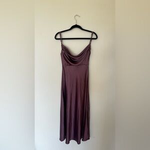 Mauve slip dress